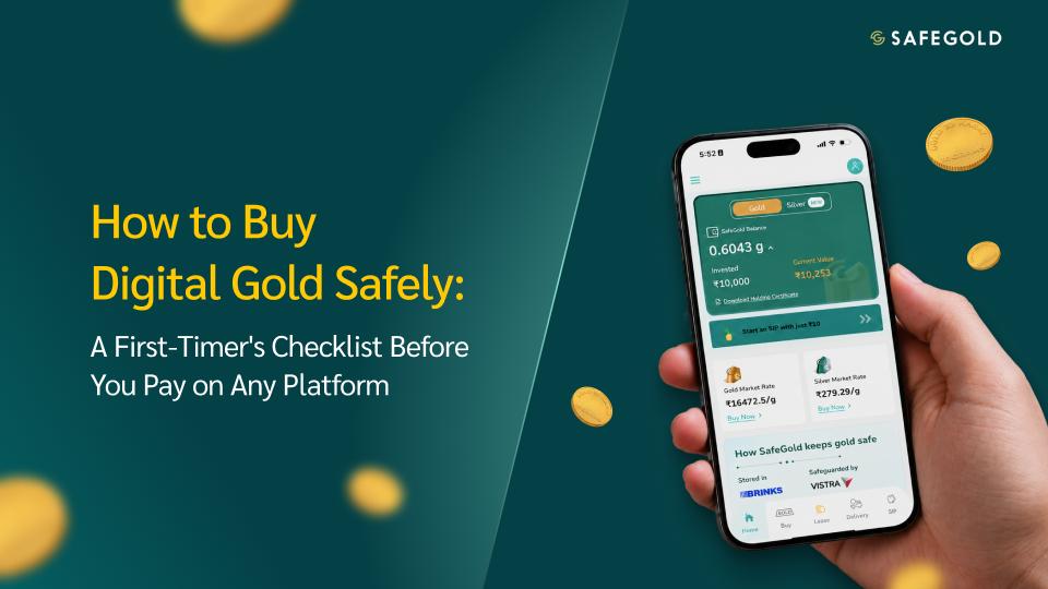 How to Buy Digital Gold Safely: A First-Timer’s Checklist Before You Pay on Any Platform