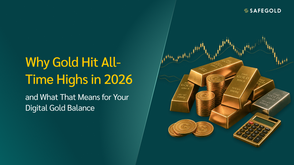 Why Gold Hit All-Time Highs in 2026 and What That Means for Your Digital Gold Balance